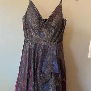 Blondie Nites Sparkling Multicolor Dress Size 0